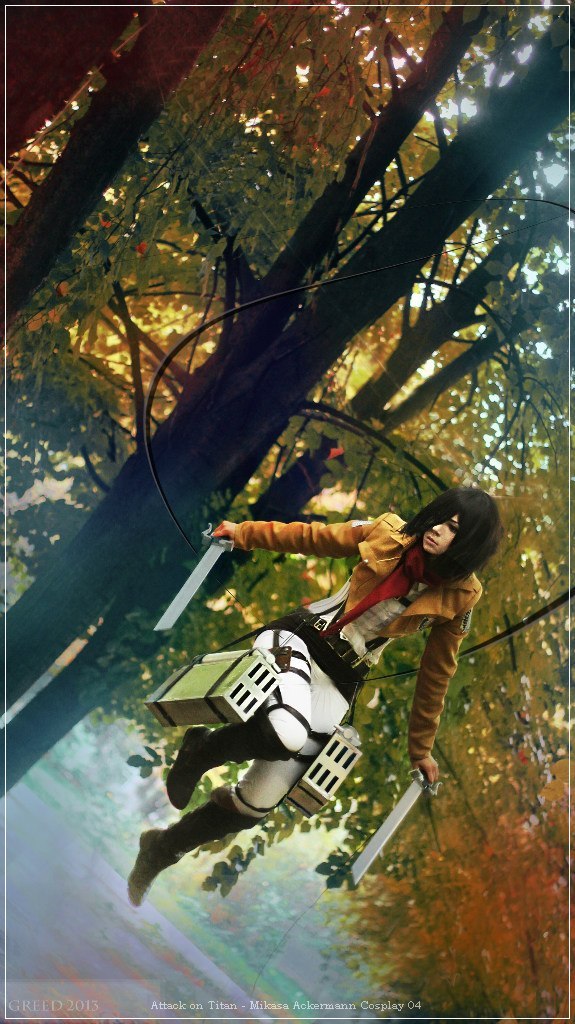 Attack on Titan - Mikasa Ackermann Cosplay - body photo