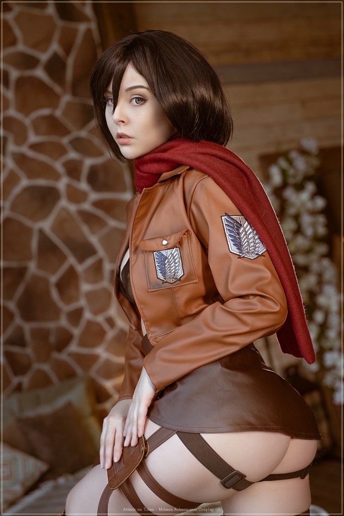 attack on titan mikasa ackermann cosplay 05
