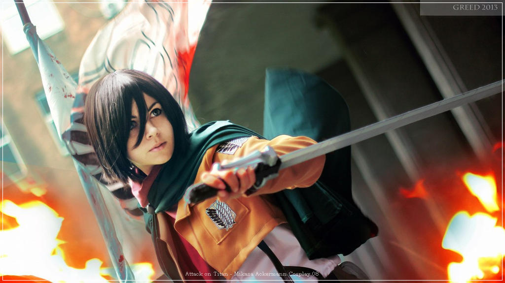 Attack on Titan - Mikasa Ackermann Cosplay - cosplay study