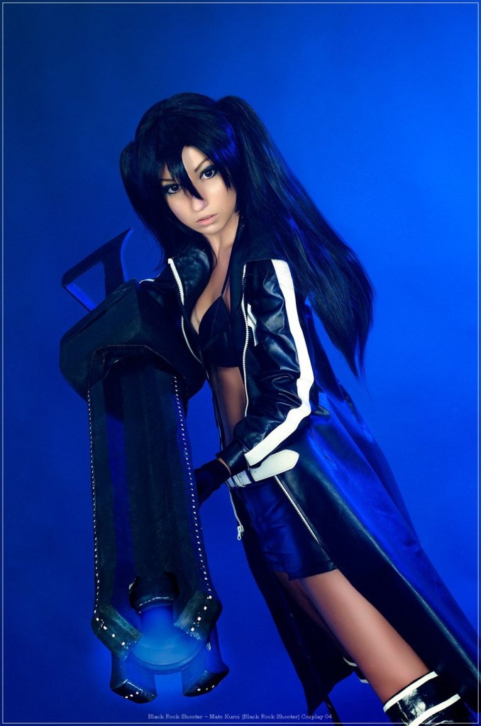 Black Rock Shooter - Mato Kuroi (Black Rock Shooter) Cosplay - expressive portrait