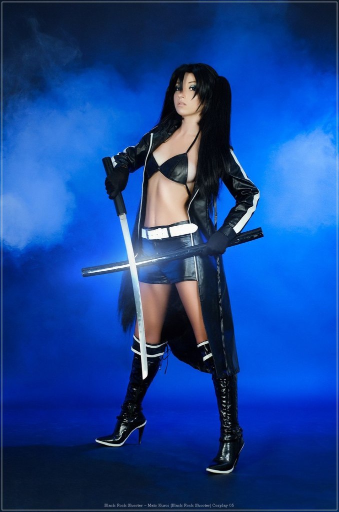 Black Rock Shooter - Mato Kuroi (Black Rock Shooter) Cosplay - authentic view