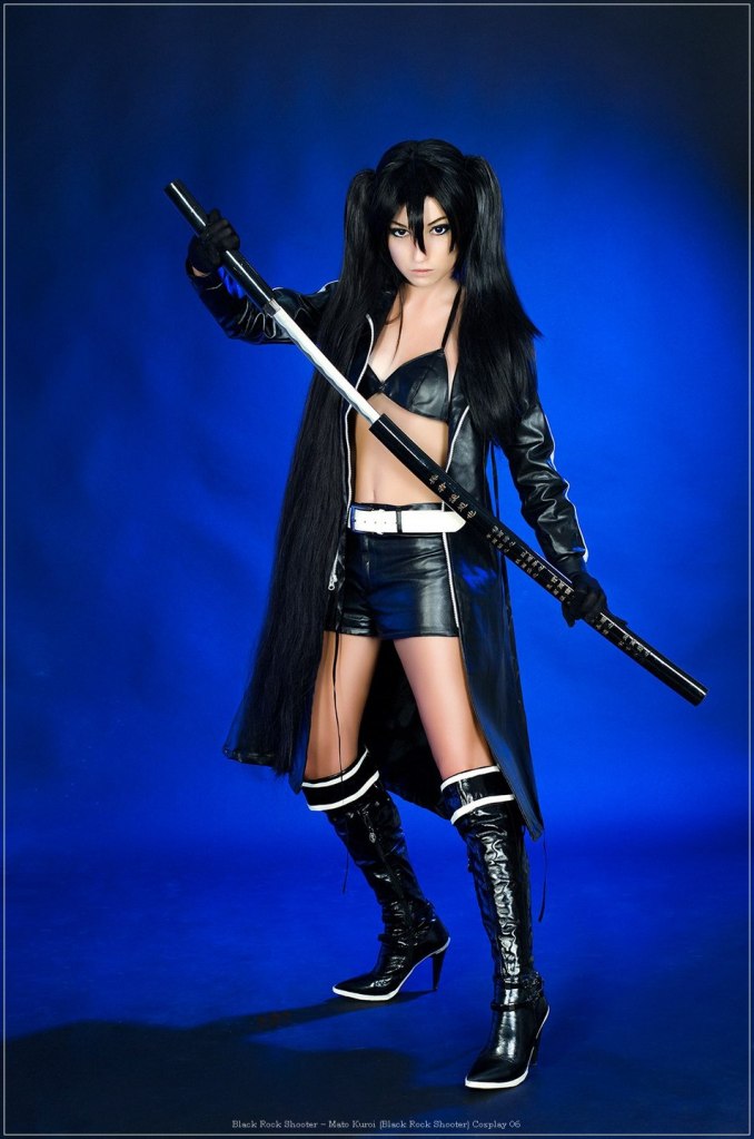 Black Rock Shooter - Mato Kuroi (Black Rock Shooter) Cosplay - light aesthetic
