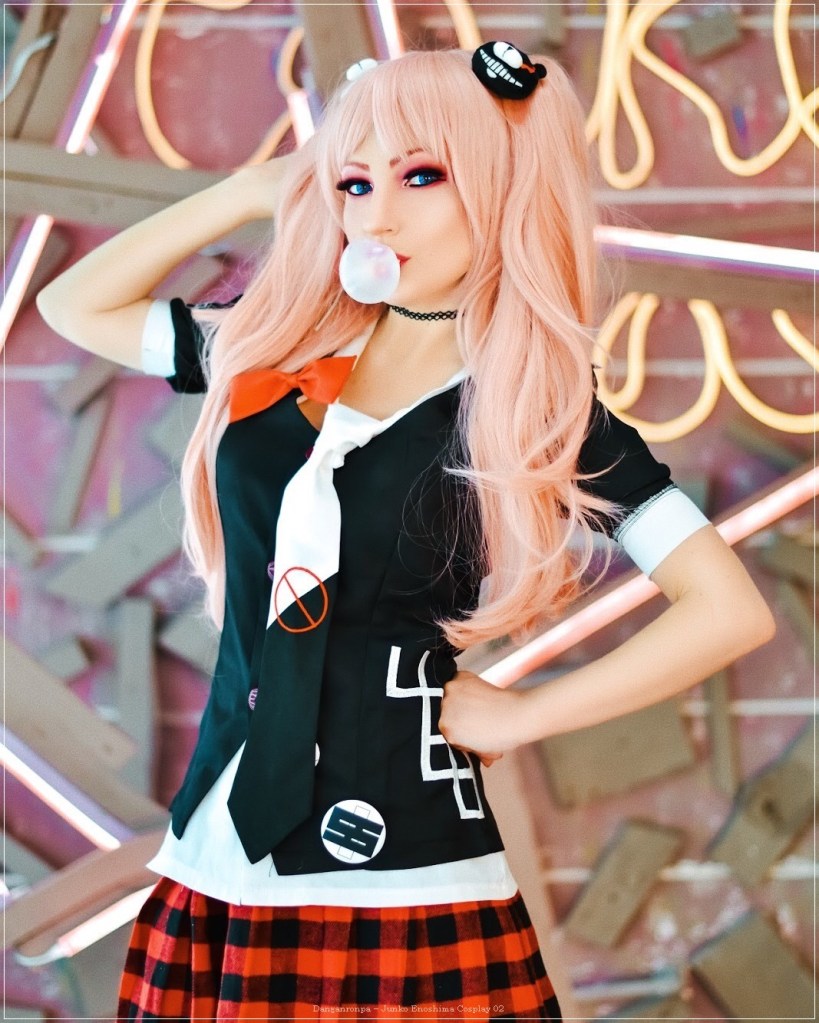 Danganronpa - Junko Enoshima Cosplay - expressive character portrait
