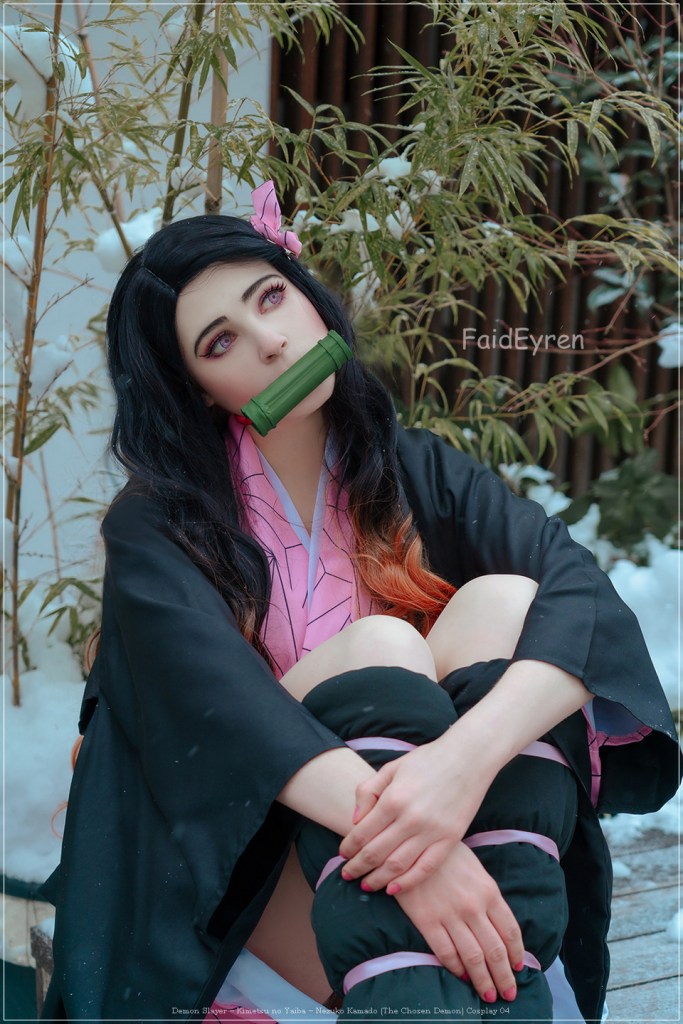 Demon Slayer - Nezuko Kamado (The Chosen Demon) Cosplay - full body port.