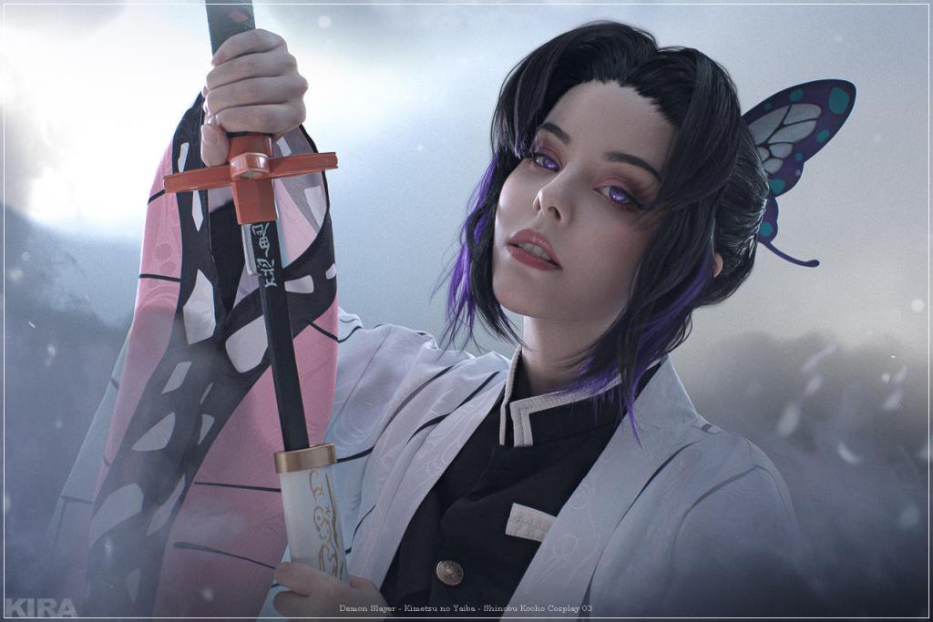 Demon Slayer - Shinobu Kocho Cosplay - full body character photo