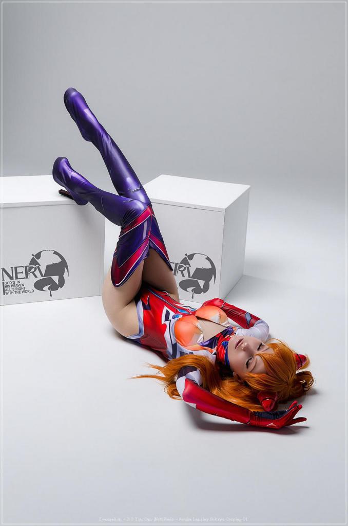 Evangelion - 3.0 You Can (Not) Redo - Asuka Langley Sohryu Cosplay - expressive portrait