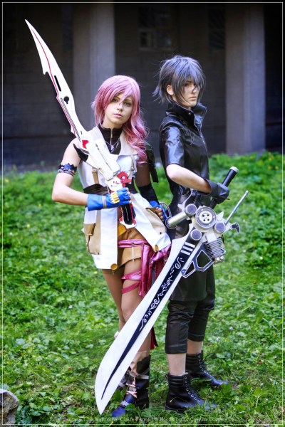 Final Fantasy 13 - Lightning (Claire Farron) & Noctis Lucis Caelum Cosplay