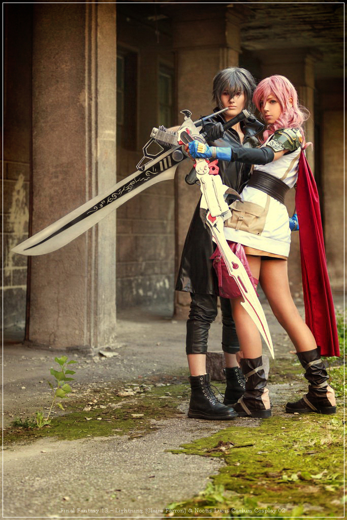 final fantasy 13 e28093 lightning claire farron noctis lucis caelum cosplay 02