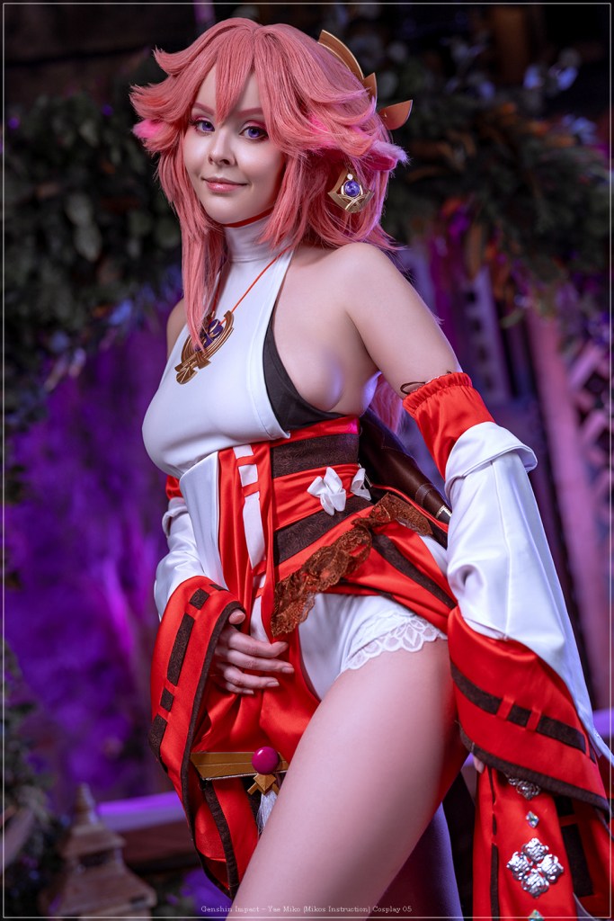 Genshin Impact - Yae Miko (Astute Amusement) (Mikos Instruction) Cosplay - delicate portrait
