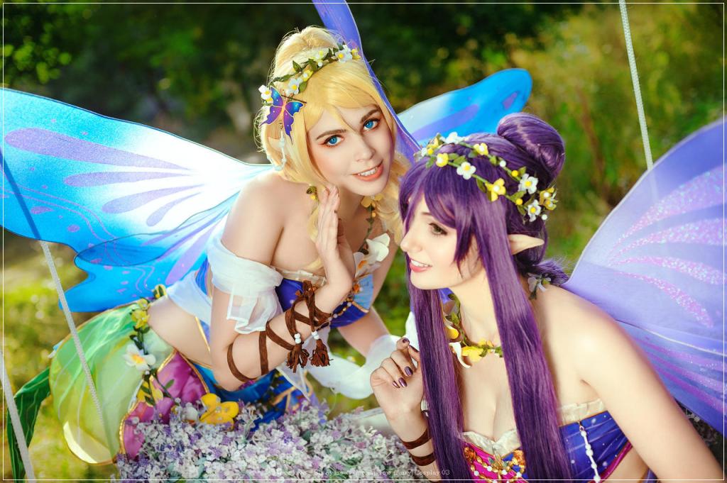 Love Live - Eli Ayase & Nozomi Tojo (Fairy) Cosplay - expressive portrait Love Live - Eli Ayase & Nozomi Tojo (Fairy) Cosplay - expressive portrait