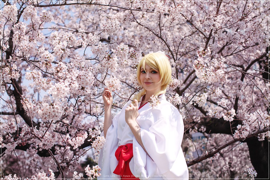 Love Live - Eli Ayase (Shrine Maiden) Cosplay character portrait photography