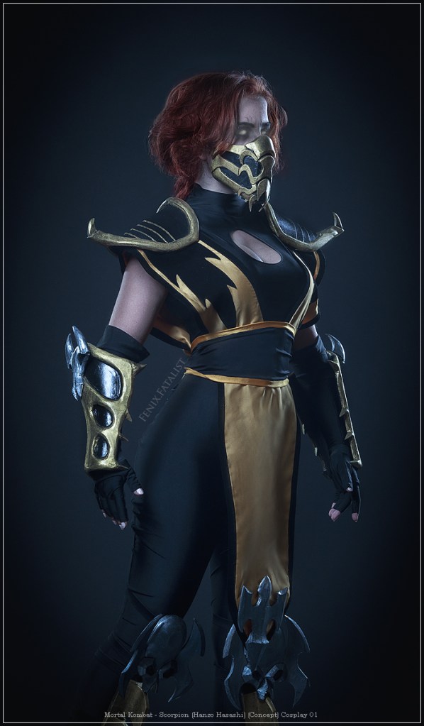 mortal kombat scorpion hanzo hasashi concept cosplay 01