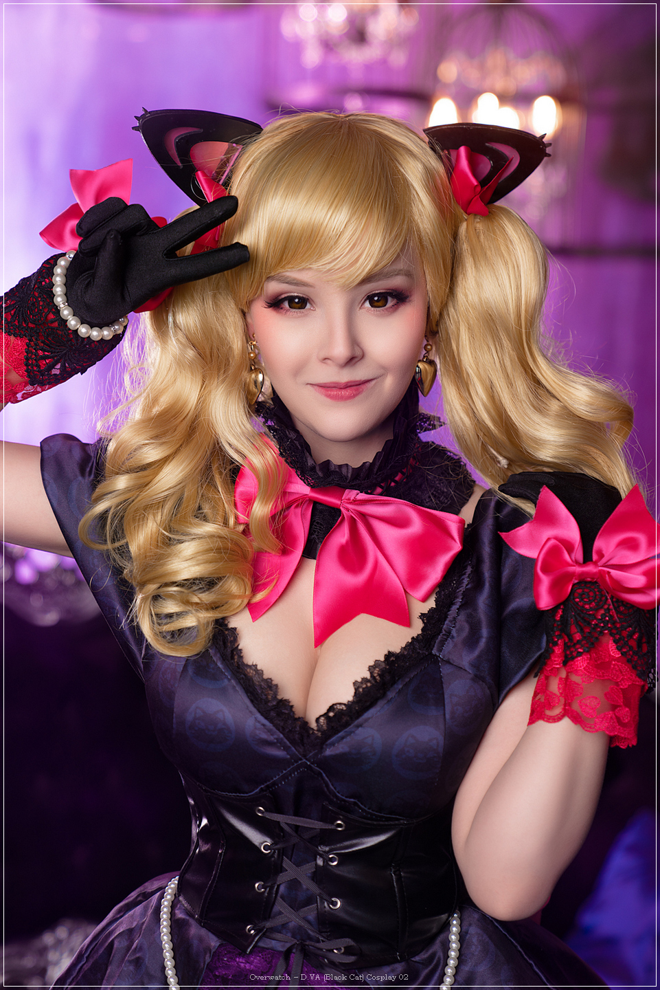 Overwatch – D.VA (Black Cat) Cosplay