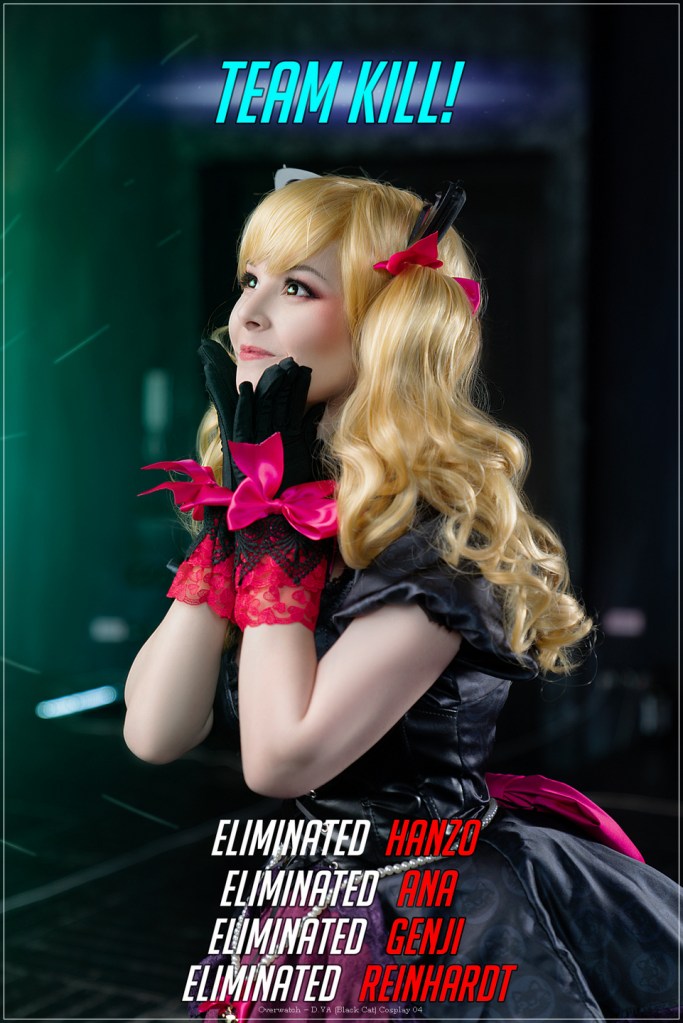 Overwatch - D.VA (Black Cat) Cosplay - inspired character capture