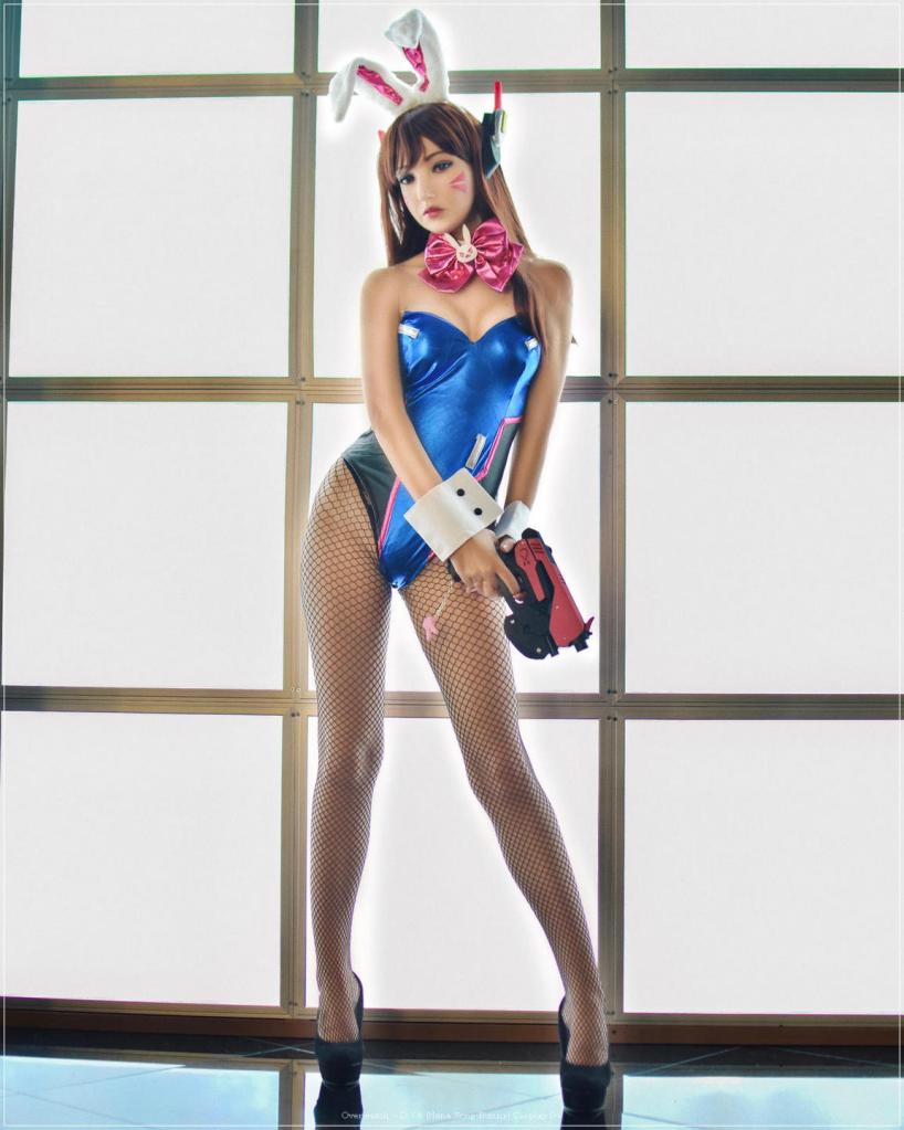 Overwatch - D.VA (Hana Song) (Bunny) (Lingerie) Cosplay - inspired capture