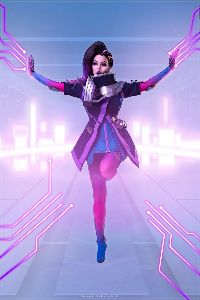 Overwatch - Sombra Cosplay - costume showcase portrait