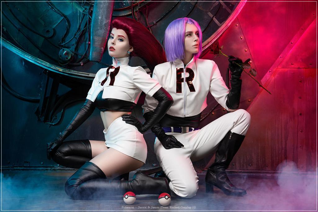 Pokemon - Jessie &amp; James (Team Rocket) Cosplay - costume portrait