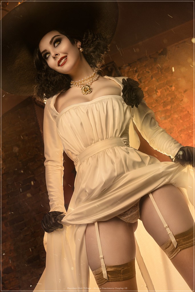 Resident Evil Village - Alcina Dimitrescu Cosplay - cinematic portrait