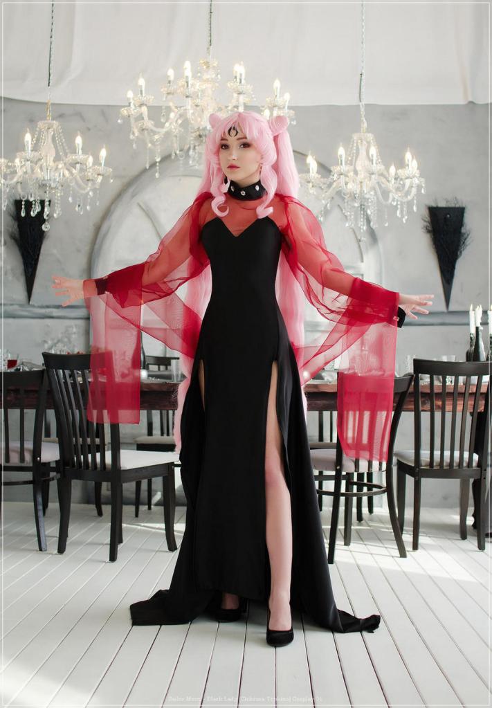 sailor moon black lady chibiusa tsukino cosplay 01