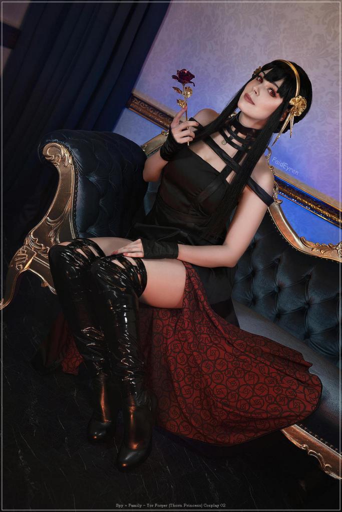 Spy × Family - Yor Forger (Thorn Princess) Cosplay - inspired capture Spy × Family - Yor Forger (Thorn Princess) Cosplay - inspired capture