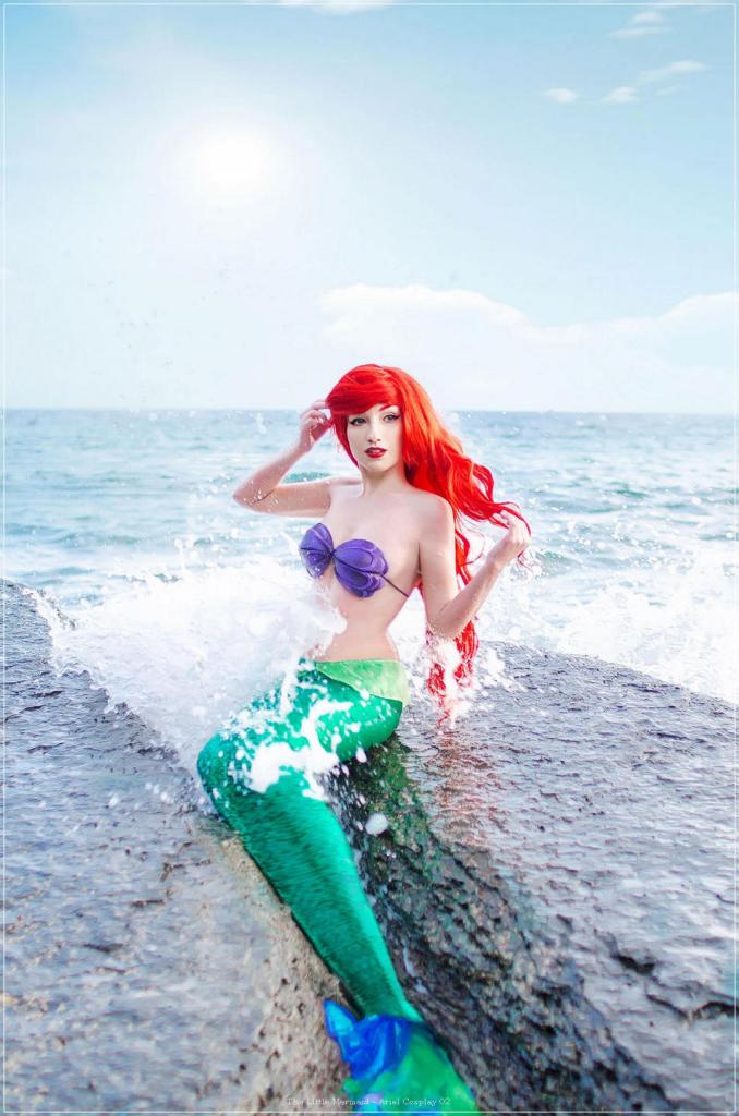 The Little Mermaid - Ariel Cosplay - artistic framing portrait
