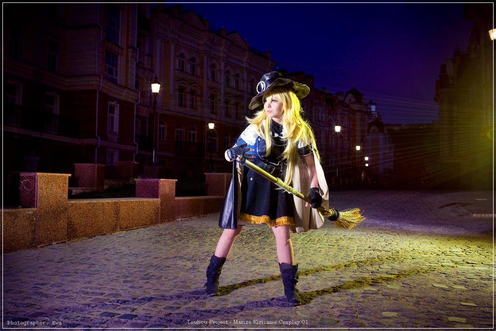 Touhou Project - Marisa Kirisame Cosplay - character recreation portrait