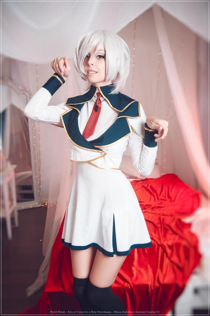 World Break - Aria of Curse for a Holy Swordsman - Elena Arshavina (Leshya) Cosplay - portrait photo