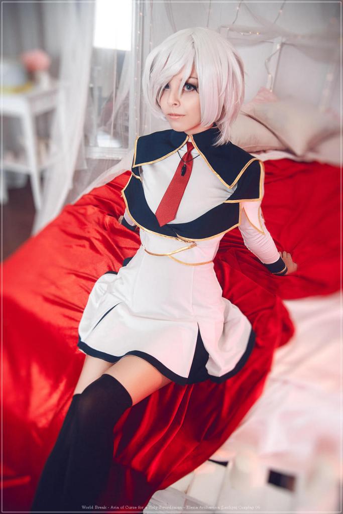 World Break - Aria of Curse for a Holy Swordsman - Elena Arshavina (Leshya) Cosplay - body photo