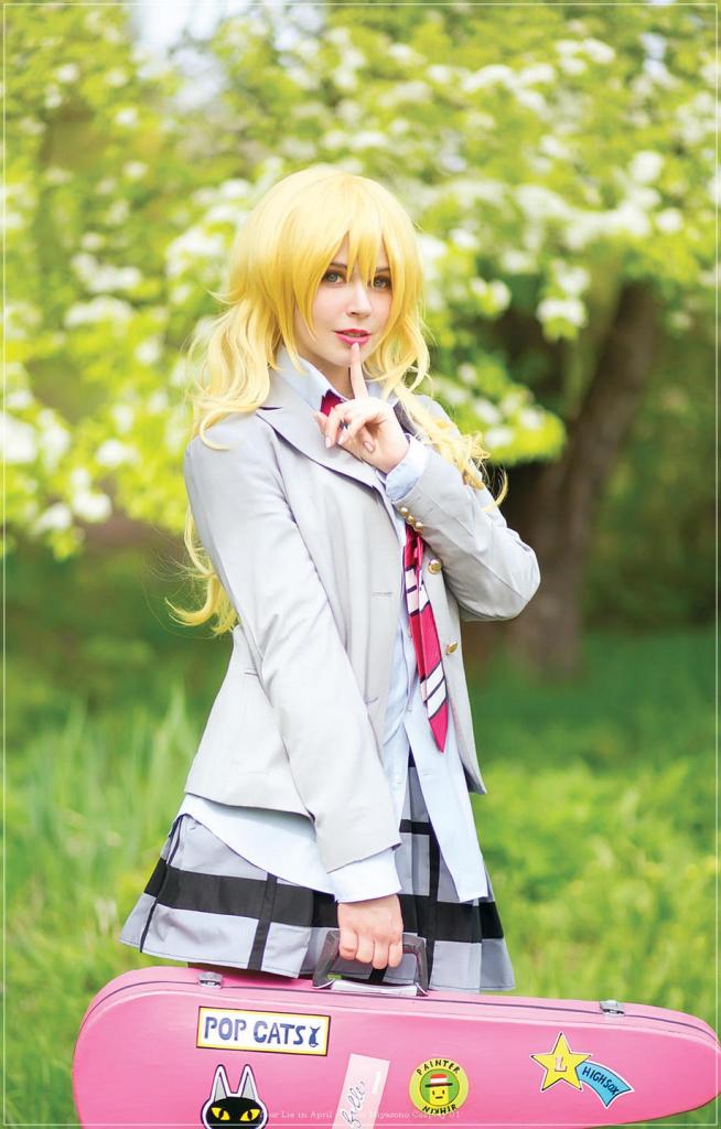 Your Lie in April - Kaori Miyazono Cosplay - full length port. Your Lie in April - Kaori Miyazono Cosplay - full length port.