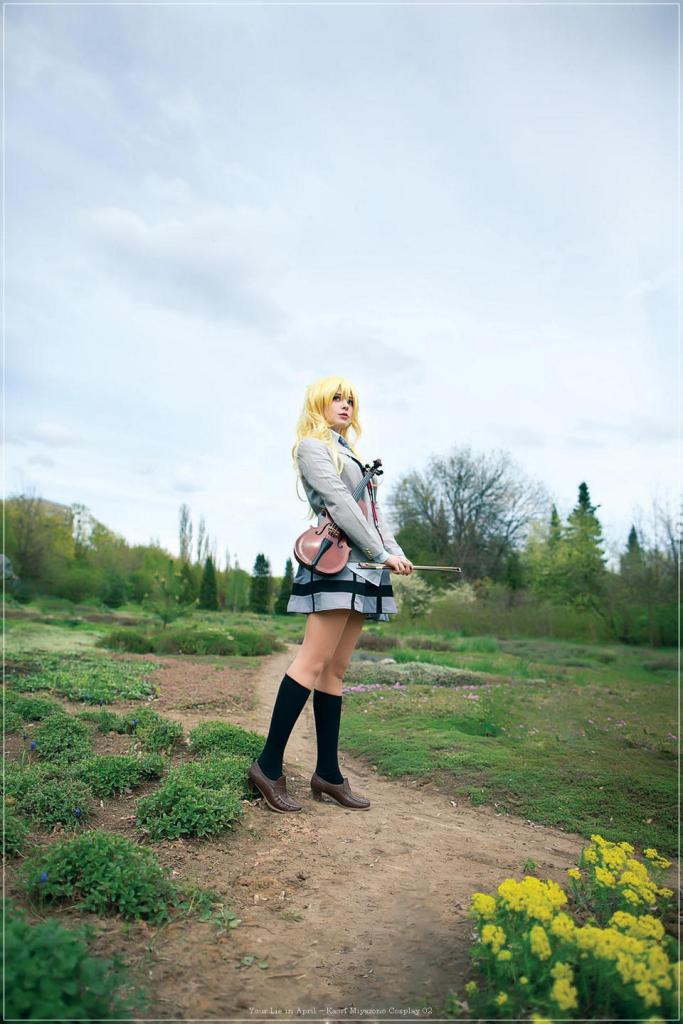 Your Lie in April - Kaori Miyazono Cosplay - recreation Your Lie in April - Kaori Miyazono Cosplay - recreation