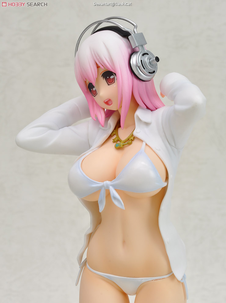 SkyTube Super Sonico - Super Sonico (Swim Wear Gravure White) Cosplay character costume portrait