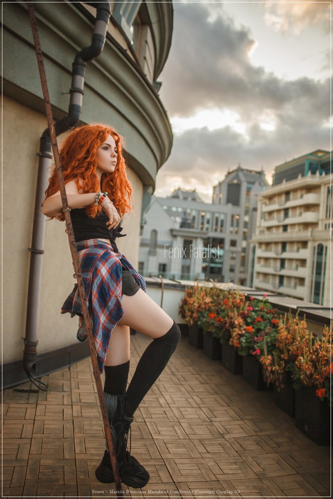 Brave - Merida (Princess Merida of DunBroch) (Concept) Cosplay - full length port.