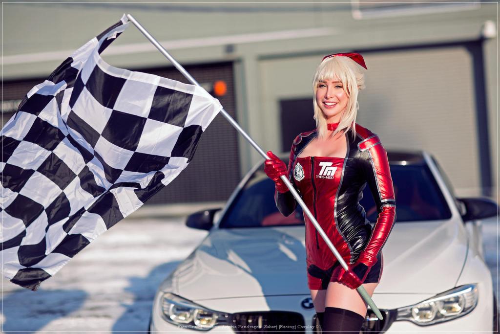 fate grand order e28093 artoria pendragon saber racing cosplay 01