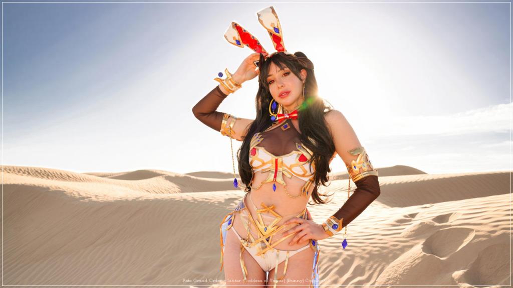 Fate Grand Order - Ishtar (Goddess of Venus) (Bunny) Cosplay - costume focus