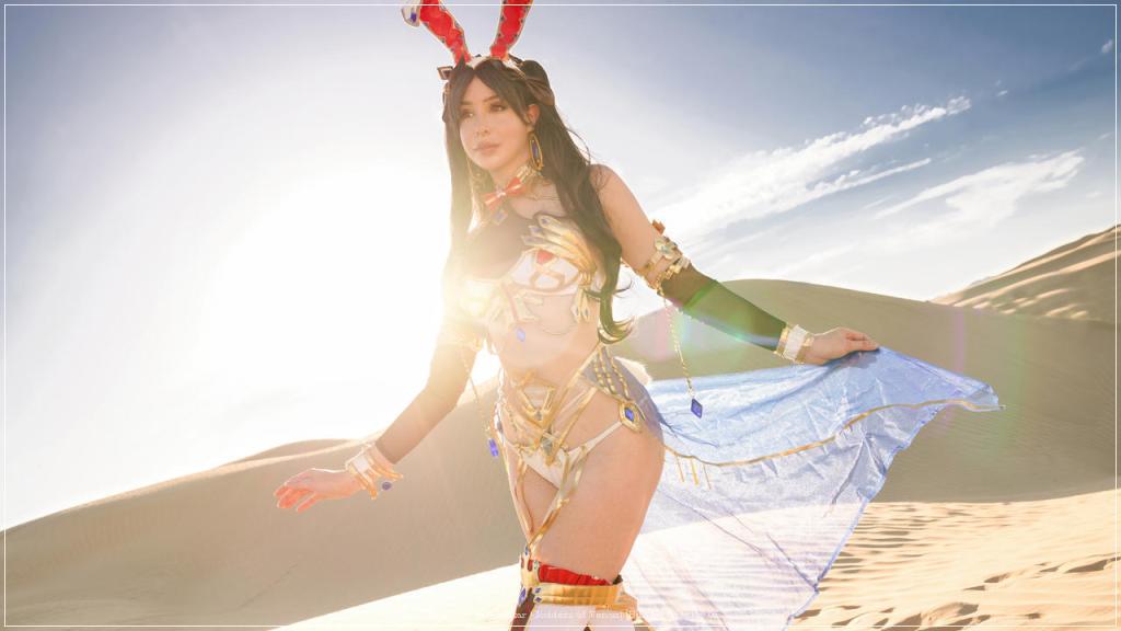 Fate Grand Order - Ishtar (Goddess of Venus) (Bunny) Cosplay - cinematic portrait