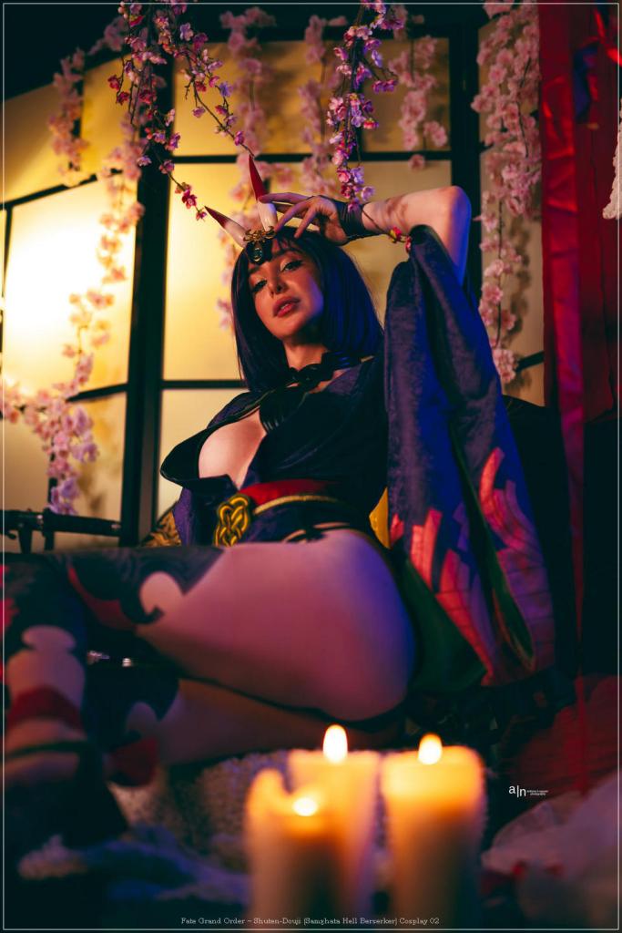 Fate Grand Order - Shuten-Douji (Samghata Hell Berserker) Cosplay - provocative show