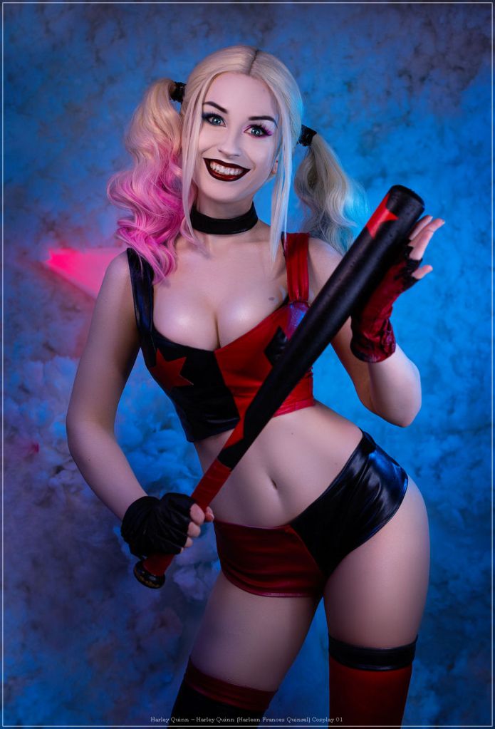 Harley Quinn (TV Series) - Harley Quinn (Harleen Frances Quinzel) Cosplay - cinematic portrait Harley Quinn (TV Series) - Harley Quinn (Harleen Frances Quinzel) Cosplay - cinematic portrait