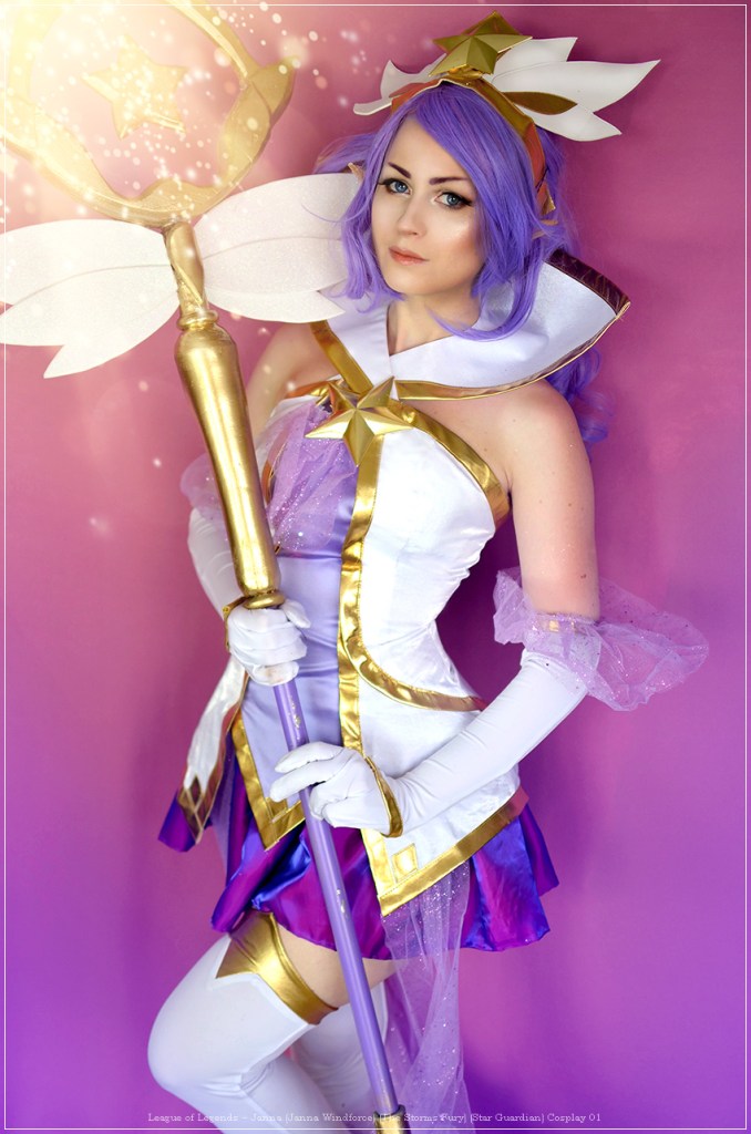 League of Legends - Janna (Janna Windforce) (The Storms Fury) (Star Guardian) Cosplay full length photo