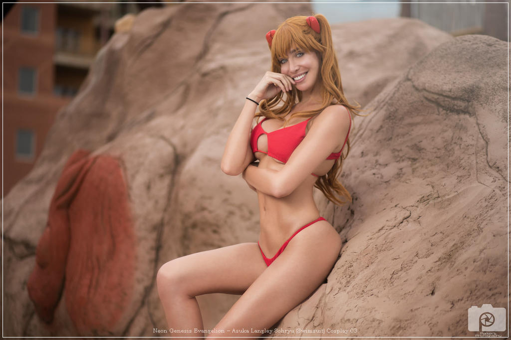 Neon Genesis Evangelion - Asuka Langley Sohryu (Swimsuit) Cosplay - apparel study
