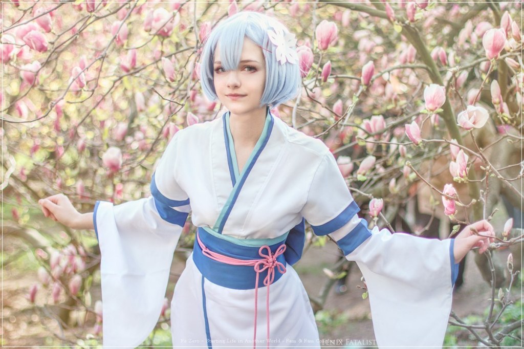 Re Zero &minus; Starting Life in Another World - Rem &amp; Ram Cosplay - portrait photo