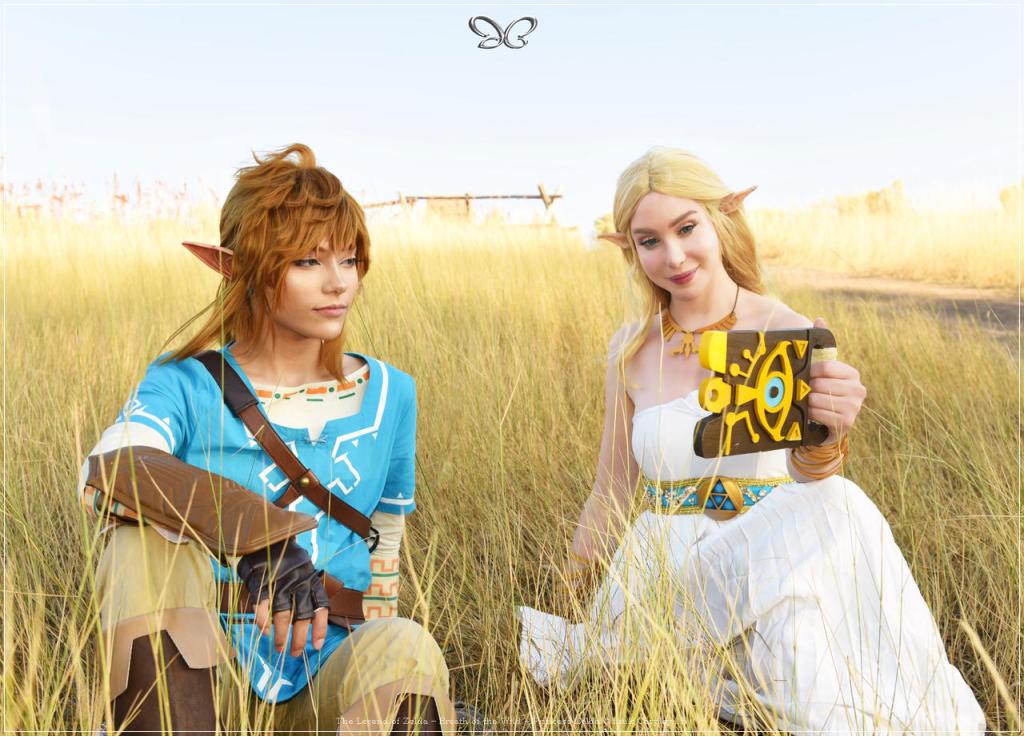 The Legend of Zelda - Breath of the Wild - Princess Zelda &amp; Link Cosplay - body photo