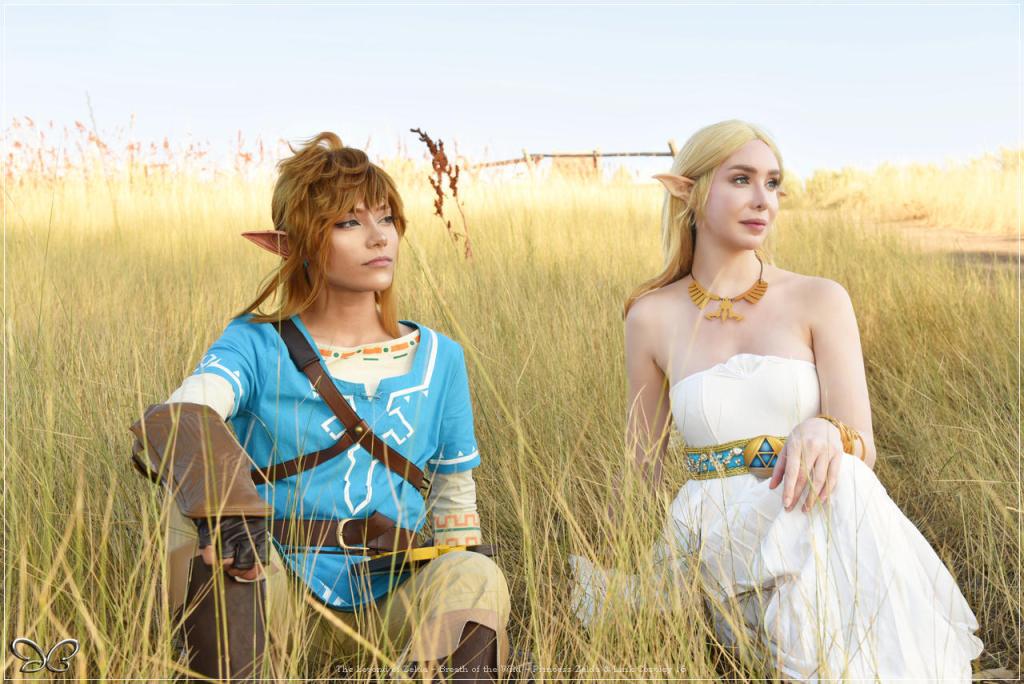 The Legend of Zelda - Breath of the Wild - Princess Zelda &amp; Link Cosplay - cosplay study