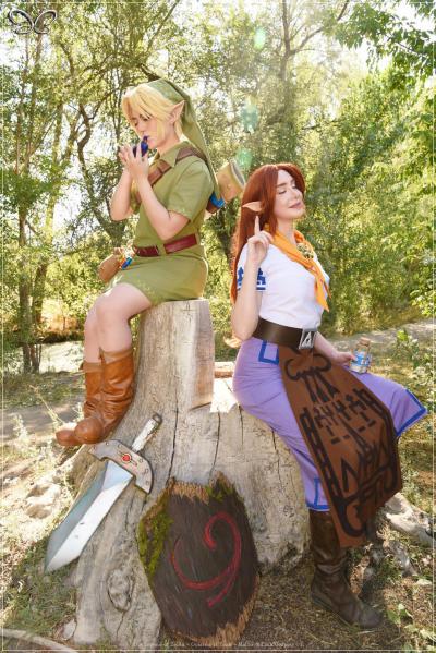 The Legend of Zelda - Ocarina of Time - Malon & Link Cosplay
