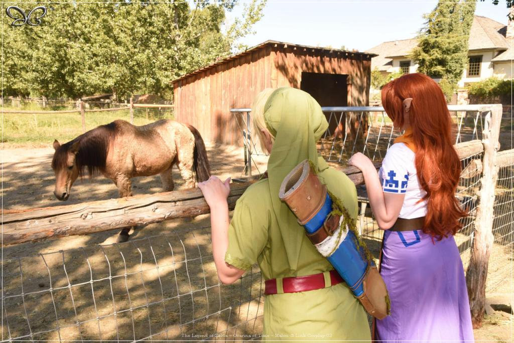 The Legend of Zelda - Ocarina of Time - Malon & Link Cosplay - cosplay study The Legend of Zelda - Ocarina of Time - Malon & Link Cosplay - cosplay study