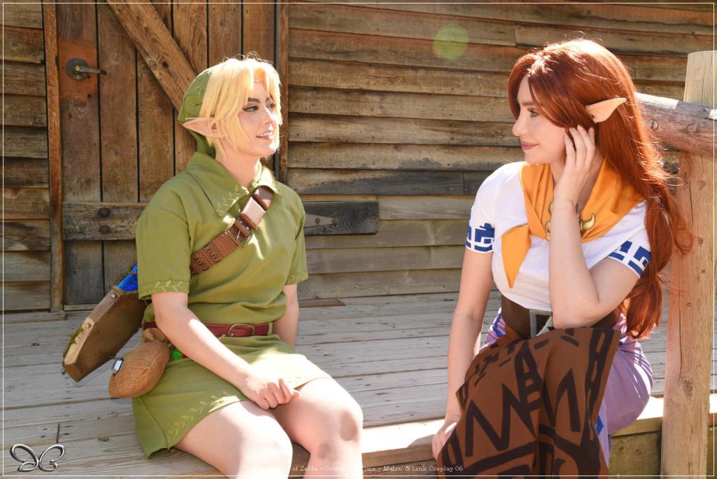 The Legend of Zelda - Ocarina of Time - Malon & Link Cosplay - anime costume The Legend of Zelda - Ocarina of Time - Malon & Link Cosplay - anime costume