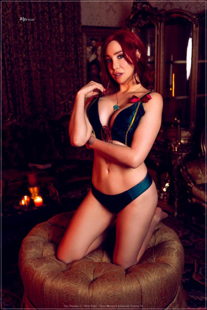 The Witcher 3 - Wild Hunt - Triss Merigold (Lingerie) Cosplay - seductive vision