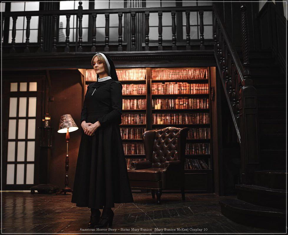 American Horror Story - Sister Mary Eunice (Mary Eunice McKee) Cosplay - body photo American Horror Story - Sister Mary Eunice (Mary Eunice McKee) Cosplay - body photo