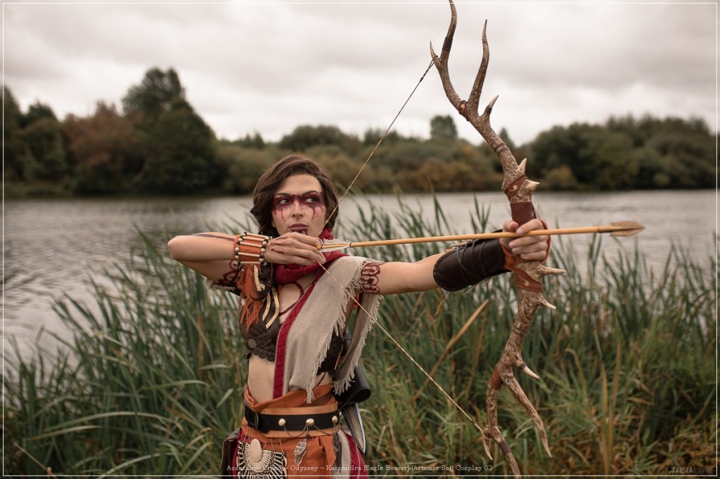 assassins creed e28093 odyssey e28093 kassandra eagle bearer artemis set cosplay 03