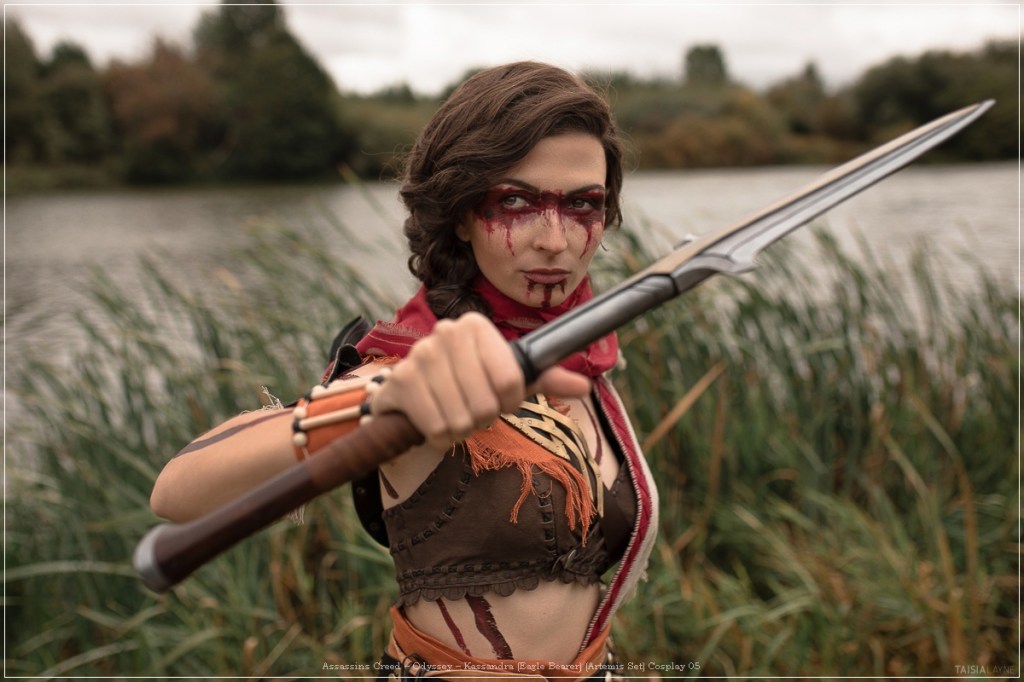 assassins creed e28093 odyssey e28093 kassandra eagle bearer artemis set cosplay 05