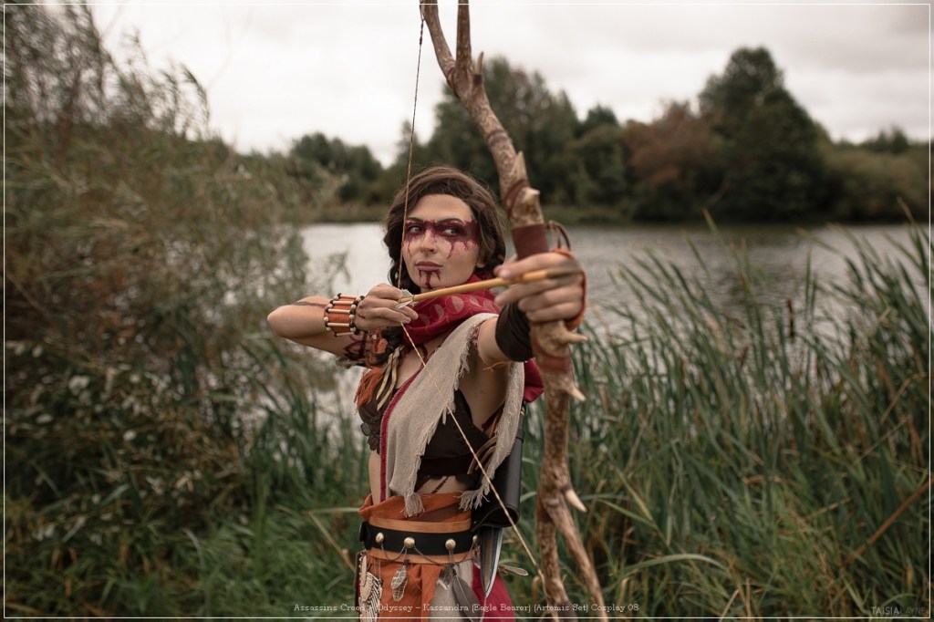 assassins creed e28093 odyssey e28093 kassandra eagle bearer artemis set cosplay 08